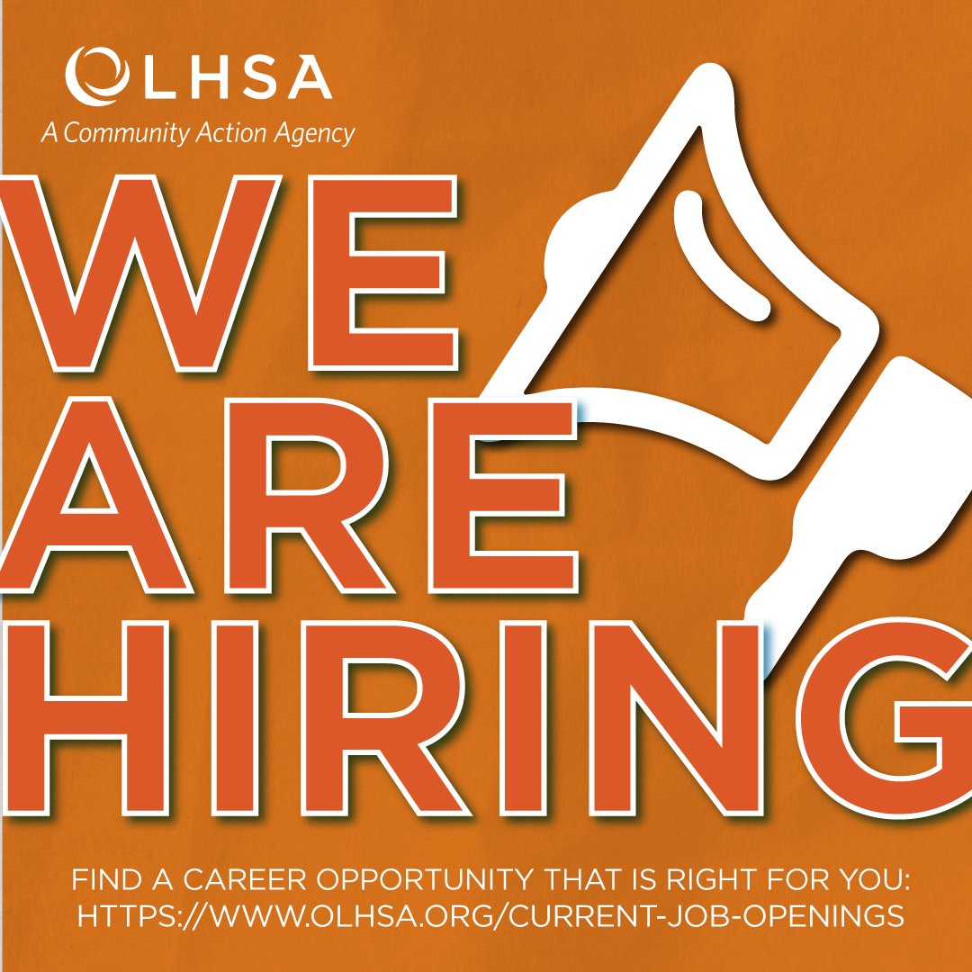 Ready to make a positive impact? OLHSA is hiring compassionate individuals who are committed to helping others. Explore our current job openings and join our team: olhsa.org/en-us/current-… #MakingADifference #JoinUs