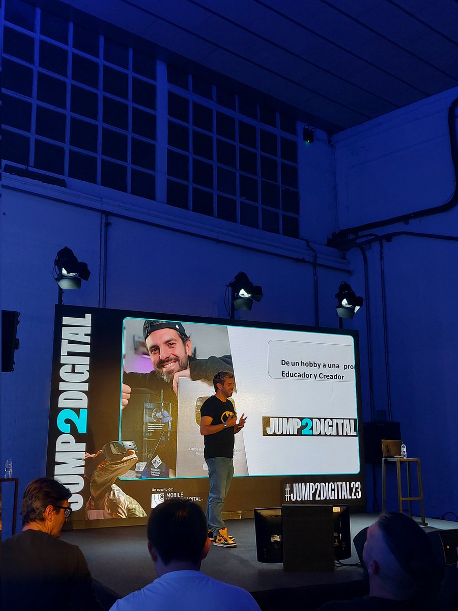 Vicente Medina (@medivec) on Twitter photo ¡Empieza ahora! <a href="/carlosazaustre/">Carlos Azaustre 💻</a> en 'De hobby a profesión': una charla que promete.👨🏻💻🚀
#jump2digital23 ¡Empieza ahora! <a href="/carlosazaustre/">Carlos Azaustre 💻</a> en 'De hobby a profesión': una charla que promete.👨🏻💻🚀
#jump2digital23