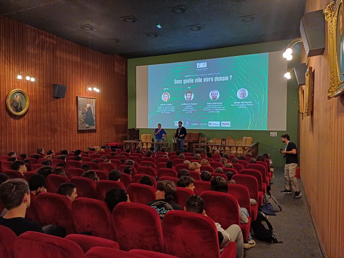 BERTHELOT1's tweet photo. #ProjectionTransition @theShiftPR0JECT 
Avec les élèves du @lycee_berthelot @actoulouse @DSDEN31 @LycEnTransition 
Merci Vincent Barreau, Jeanne, Guillaume et les intervenants 
@CinemaUtopia  Film "Gagarine" [Mmes Le Rigolleur 504 et Campagne 607] https://t.co/aez5ArBZf7