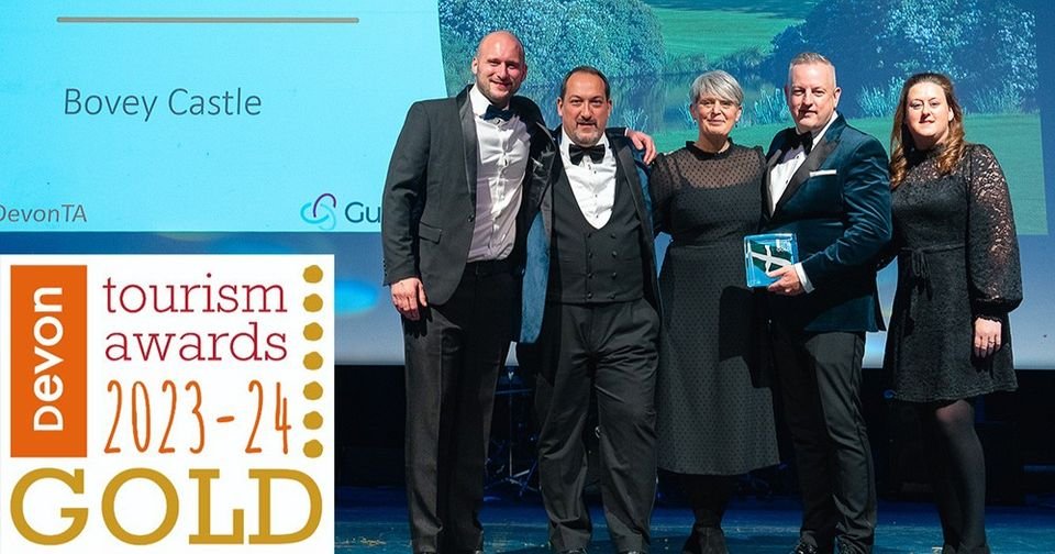 Congratulations @BoveyCastle GOLD WINNERS - LARGE HOTEL OF THE YEAR sponsored by @Guestline at the Tourism Awards - South West @devontouraward #boveycastle #edenhotelcollection #visitdevon #devontourismgold #awardwinners2023 #visitsouthdevon #visitdartmoor