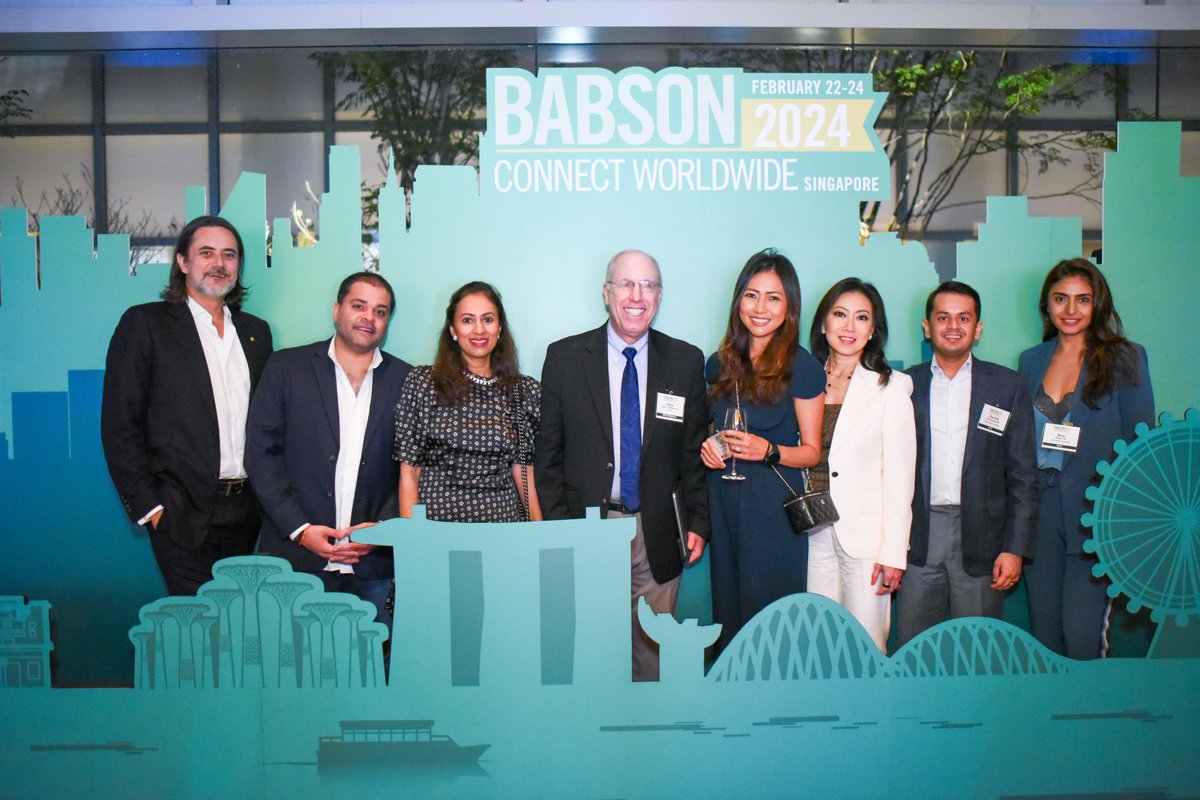 What a pleasure it was to see everyone at our Babson Connect Worldwide preview event in Singapore. 💚

You’re not going to want to miss this February’s conference. Reserve your seat before spots run out. web.cvent.com/event/0c6f121d…