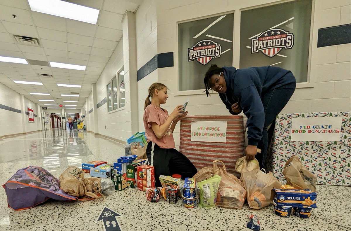 Our fabulous Patriots collected over 900 donations for The Source at North Forsyth High!! We are so incredibly proud of our school and so THANKFUL for our lovely student volunteers who helped to publicize, collect, and count all of the donations.  <a href="/BobCarnaroli/">Bob Carnaroli</a>