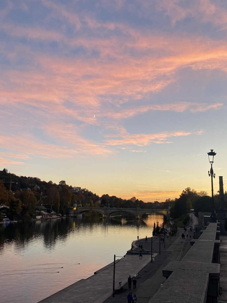 Beautiful day in Turin. All set for Djokovic Alcaraz tomorrow 🎾