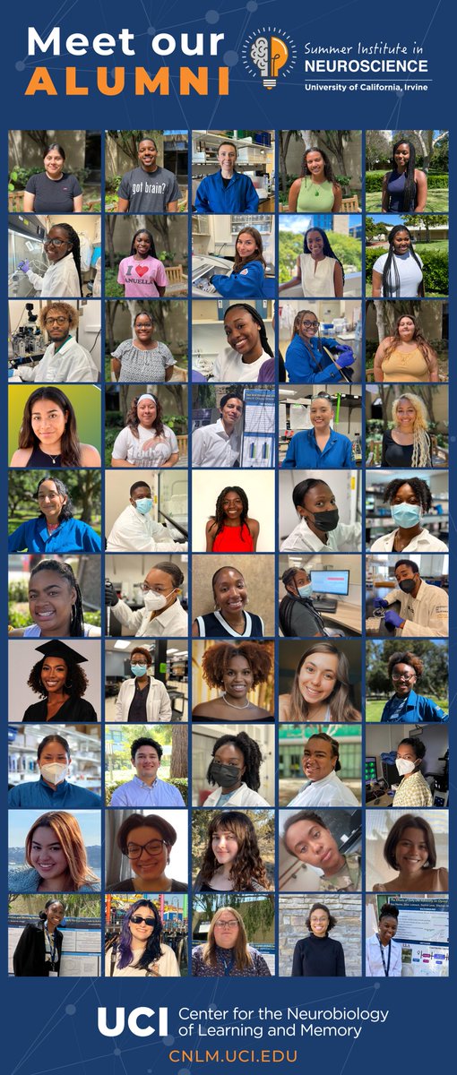 The Irvine Summer Institute in Neuroscience 2024 applications open in 1️⃣4️⃣ days!!! I’m sharing my favorite Summer Institute moments in my IG stories today &amp; will drop some here as well. But 1st, let me introduce you to our 50 incredible and brilliant alumni! <a href="/UCIrvine/">UC Irvine</a> <a href="/ucicnlm/">UCI CNLM</a>
