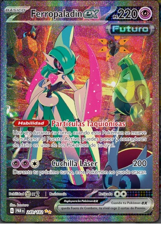 Obtengan Gratis un FerroPaladin ex con el 
codigo - PARADOXLAIC 
es para Pokemon TCG live espero les sirva mucho
#pokemon