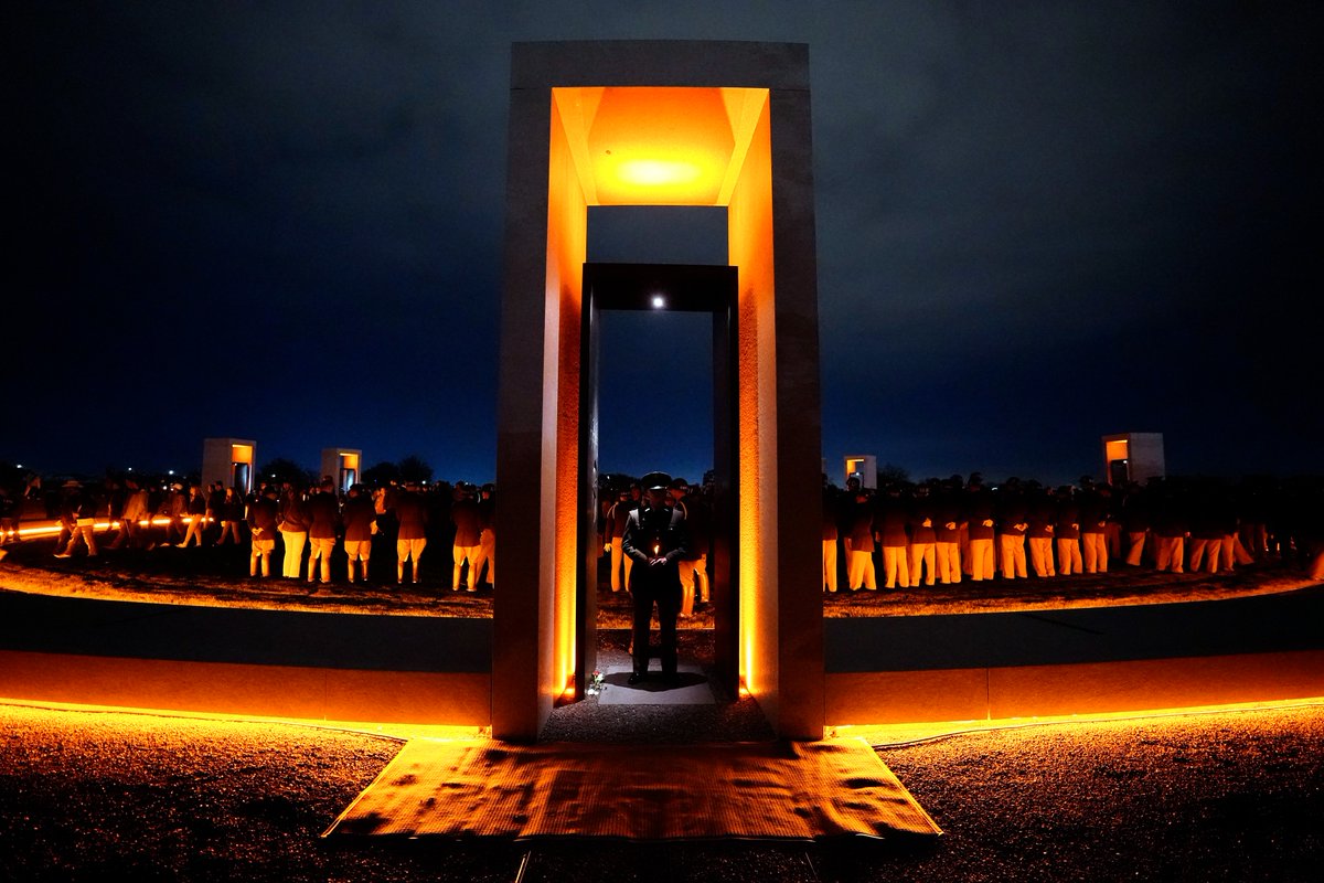 Early tomorrow morning at 2:42 a.m., the Aggie Family will gather at the Bonfire Memorial for the Bonfire Remembrance Ceremony.

Join us to remember those we lost 24 years ago.