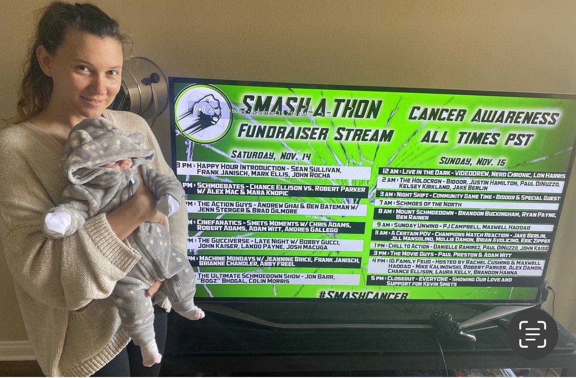 Smash-A-Thon! 3 years ago. I will NEVER forget the amazing acts of friendship &amp; support that weekend from literally too many names to mention here but you all know who you are because I’ll always constantly tell you how much it meant to me and how it saved my family #SmashCancer