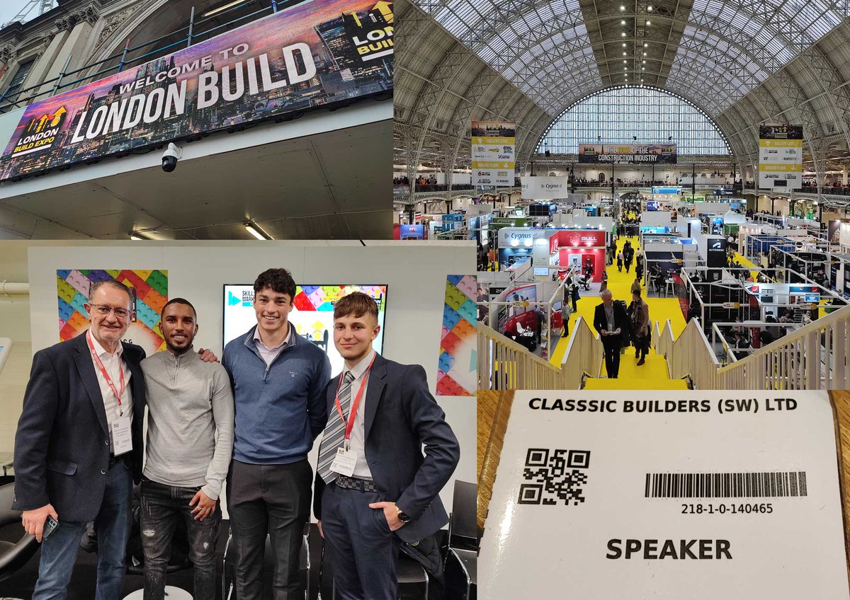 Thank you @LondonBuildExpo and @youthbuild_uk for the opportunity to speak at this year's LondonBuild Expo. We're big advocates for #supporting #young #people into the #construction sector. Having the chance to be on stage and share our positive experiences was a privilege.
