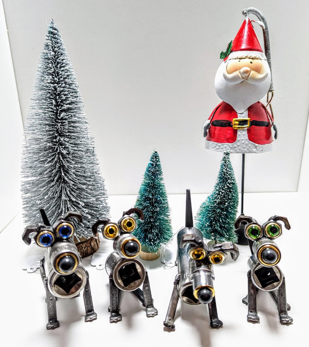 RustysRelics's tweet image. Remember Ladies and Gents, A dog is for life and not just for Christmas 😃, these cheeky little socket spaniels are now ready to be rehomed, just £25 each from us here at Rustys Relics.
#reclaimed #repurposed #reused #recycled #dogs #puppylove