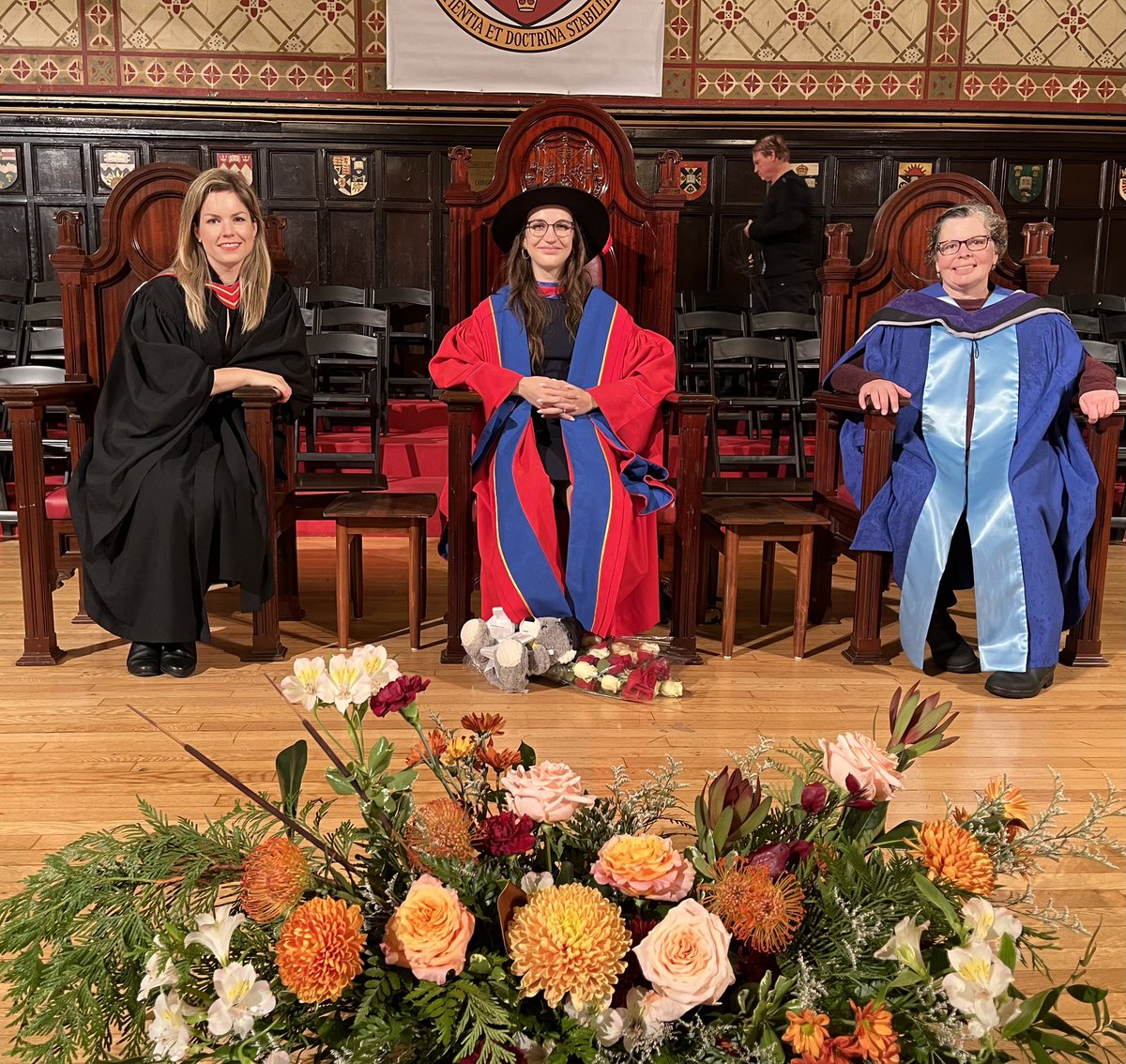 Danielle McNabb (@mcnabb_danielle) on Twitter photo Today was so special getting hooded by my supervisors <a href="/DrSChouinard/">Stéphanie Chouinard</a> <a href="/r_laforest/">Rachel Laforest</a> ! I feel so lucky to have had two of the best mentors I could have ever asked for. #phdone <a href="/QueensuPOLS/">Queen's Department of Political Studies</a> <a href="/queensu/">Queen's University</a> Today was so special getting hooded by my supervisors <a href="/DrSChouinard/">Stéphanie Chouinard</a> <a href="/r_laforest/">Rachel Laforest</a> ! I feel so lucky to have had two of the best mentors I could have ever asked for. #phdone <a href="/QueensuPOLS/">Queen's Department of Political Studies</a> <a href="/queensu/">Queen's University</a>