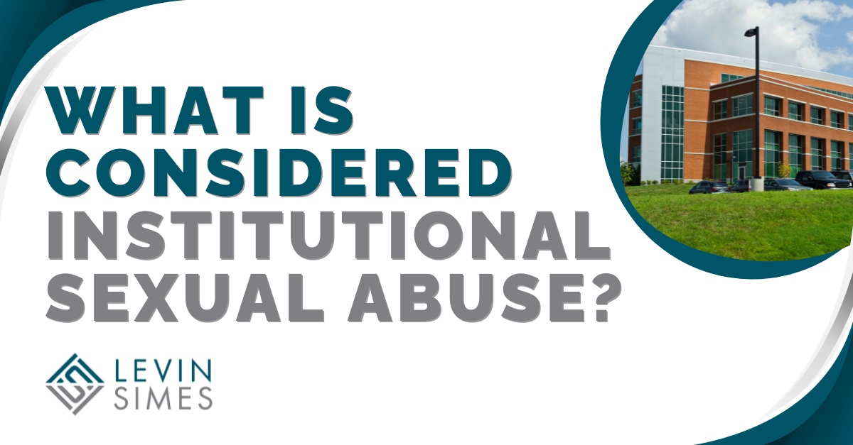 Institutional abuse occurs within care settings or organizations where individuals are harmed by the hierarchy and structure.

Learn more at levinsimes.com/practice-areas….

#institutionalabuse #sflawyers #sfattorneys