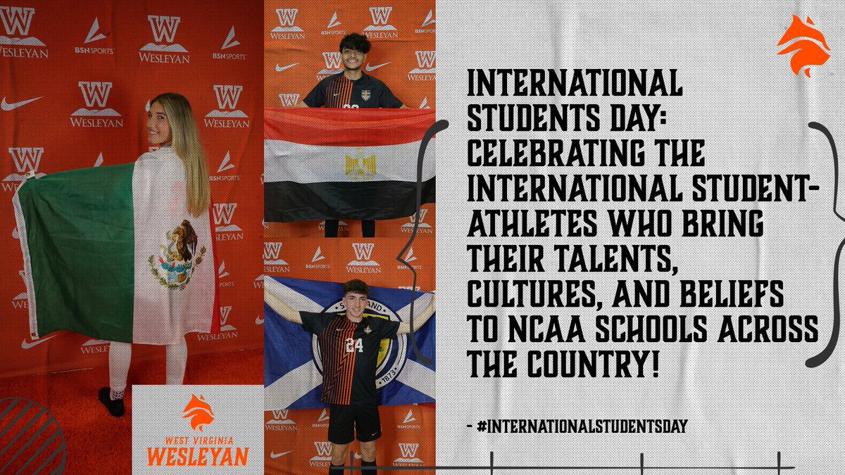 Today we celebrate #InternationalStudentsDay ! WVWC supports all of our international student-athletes, as they make up 8% of our full-time undergraduate students 🫶🏾