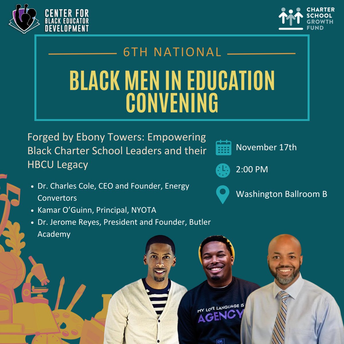 CharterGrowth's tweet image. CSGF will represent at the 6th National Black Men Educators Convening in Philadelphia today! #BMEC2023 is a chance for hundreds of #BlackMenInEd and their supporters to continue building a community of support.
thecenterblacked.org/bmec
#CharterSchool #Chartergrowth #Education