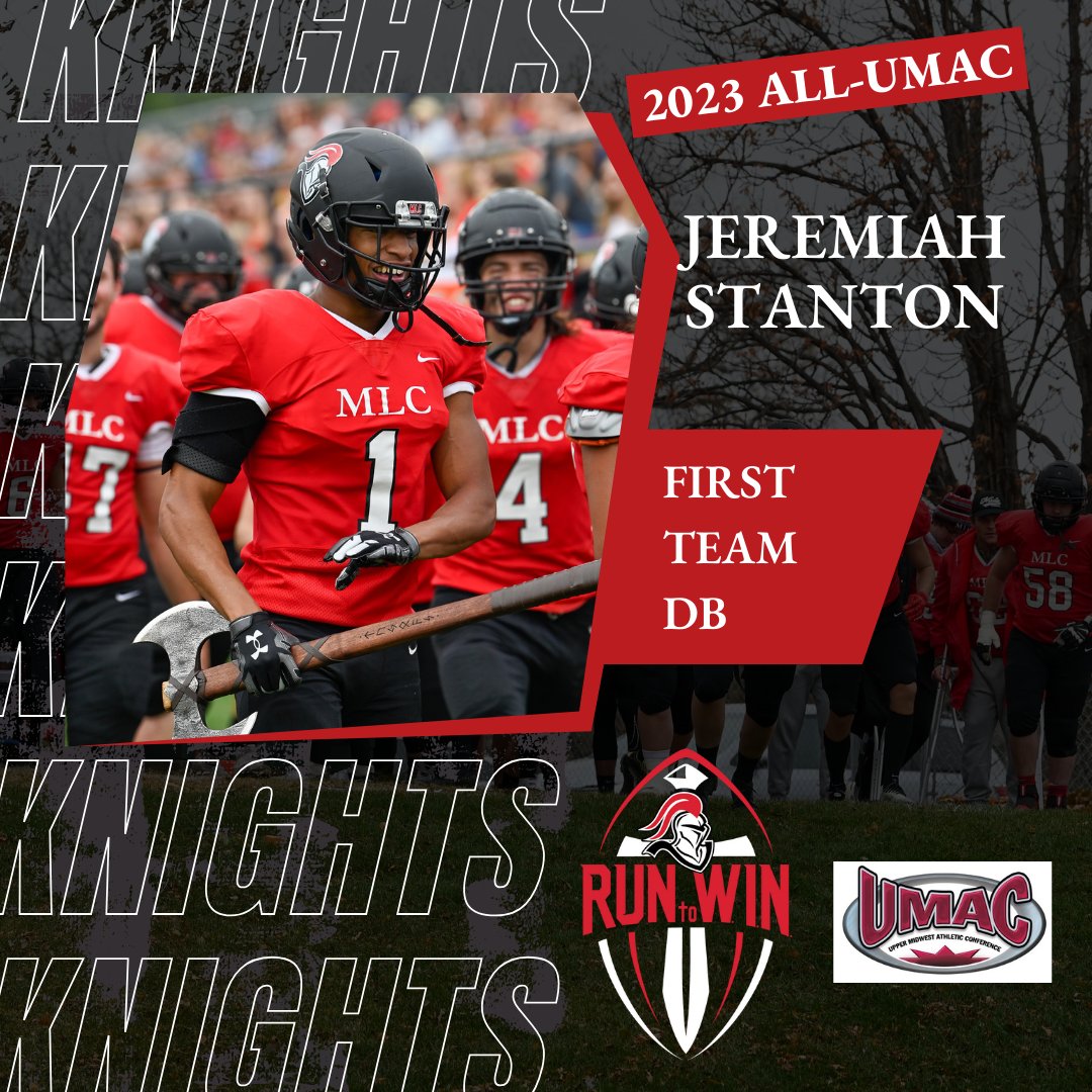 MLCFootball's tweet photo. Congratulations to our 4 First Team All-UMAC Defensive Players! #RunToWIN https://t.co/82ZBfvqq9R
