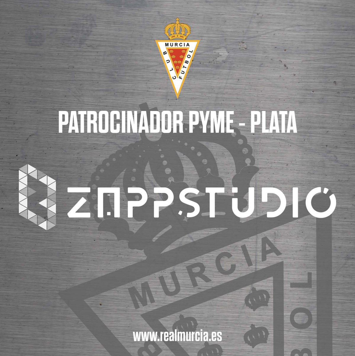 realmurciacfsad's tweet photo. 🥈Colaboración PLATA |   @ZappStudio se hace con el paquete de patrocinio plata y se une al Real Murcia junto sus empresas colaboradoras. ¡Además, amplía su paquete adquiriendo numerosas camisetas extra!

¡Muchísimas gracias a #ZappStudio por vuestra ayuda sumando como empresa!

Hazte con el patrocinio PLATA aquí https://t.co/JR2i0RTRoM