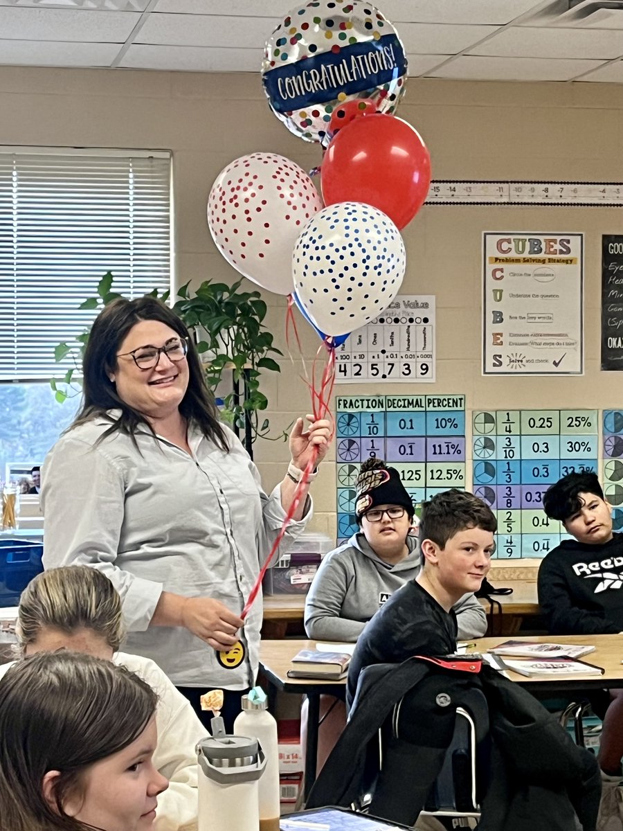LMS Teacher of the Year, BeccaCowart, is moving on to the 2023-24 FCS Teacher of the Year Semi-Finals! We are so proud of you Ms. Cowart, good luck!