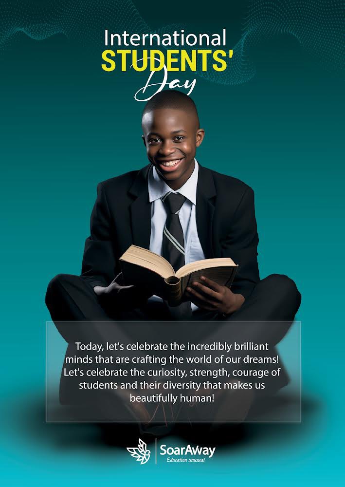 Let the promise and transformative power of education illuminate our hearts with hope as we  affirm our commitment to ensuring quality, equitable and relevant education for all. 

Happy International Students day!

#internationalyouthday #educationunusual #soarawayug