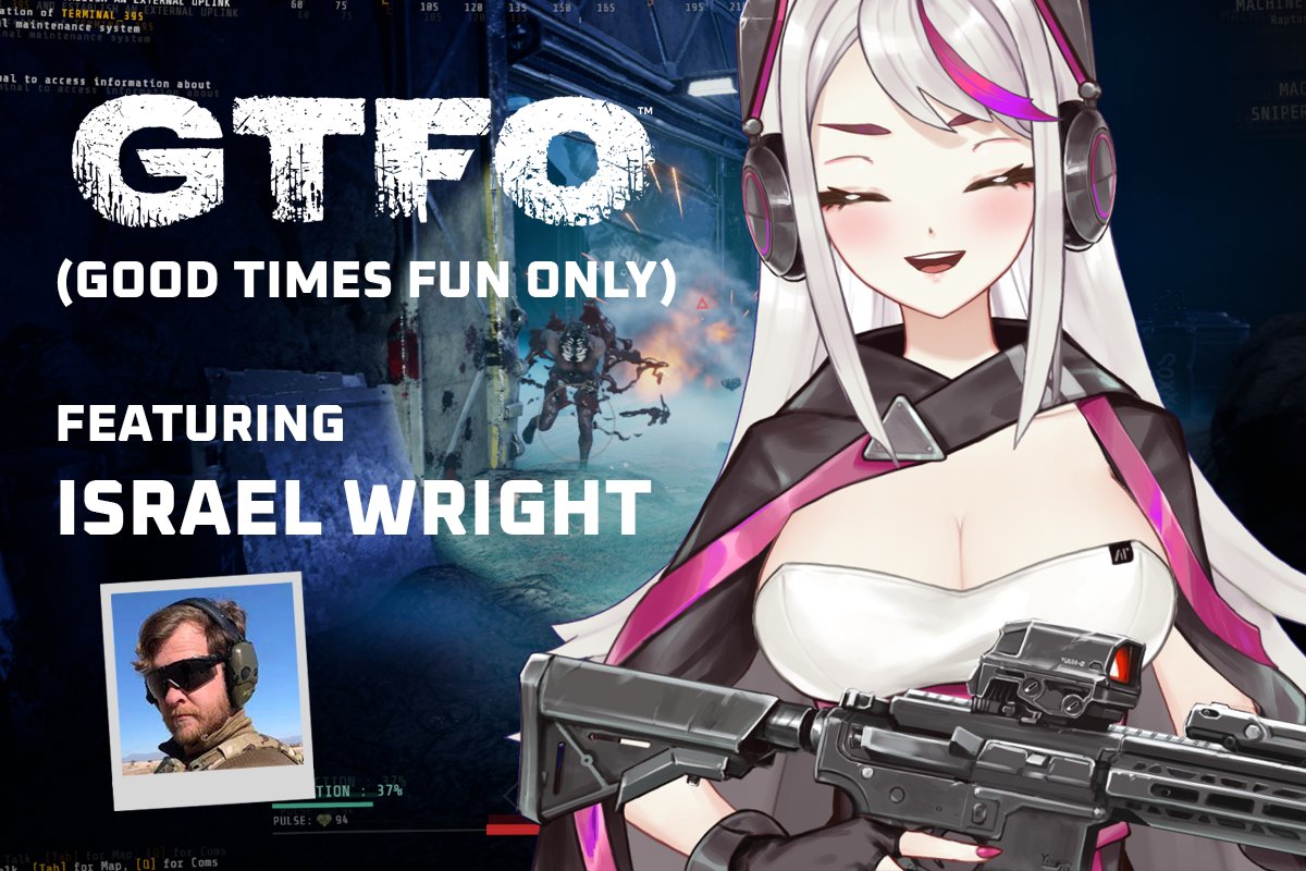 Gonna be playing GTFO very soon (1PM EST) with @IsraelWright_, former Green Beret, current gamer and nerd, whom you've probably seen from Shift Fire & Gamology on YT!

He and his crew are pretty new to the game so this should be very exciting!