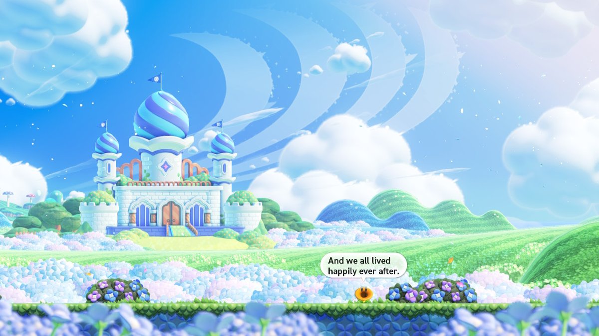 GeoffreySwitch's tweet photo. The end. #SuperMarioBrosWonder #NintendoSwitch https://t.co/Jp9mTGPC4L