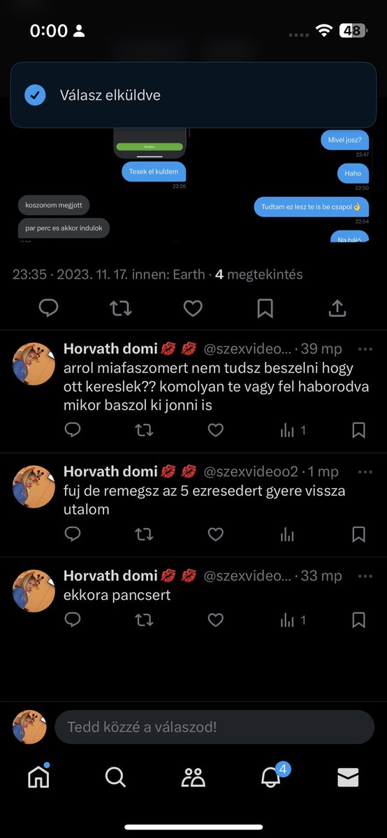 szexvideoo2's tweet photo. Csak szeretnem el mondani a storyt❗️❗️

elindultam a megadott cimre 
majdnem tobb mint fel oraig ott vartam es korbe jartam az egesz utcat hogy na megis merre van de persze baszott le jonni is csak irkalgatott hogy o lent van 
termeszetesen errol mar nem osztja meg a beszelgetest https://t.co/Mc8aRCKPT2
