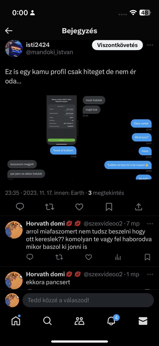 szexvideoo2's tweet photo. Csak szeretnem el mondani a storyt❗️❗️

elindultam a megadott cimre 
majdnem tobb mint fel oraig ott vartam es korbe jartam az egesz utcat hogy na megis merre van de persze baszott le jonni is csak irkalgatott hogy o lent van 
termeszetesen errol mar nem osztja meg a beszelgetest https://t.co/Mc8aRCKPT2