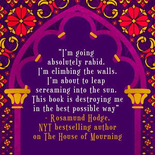 THE HOUSE OF MOURNING is released!!! Here are some nice things @rosamundhodge said about the book when she was beta reading it earlier this year. Get it today, anywhere ebooks are sold! books2read.com/u/4jEayX