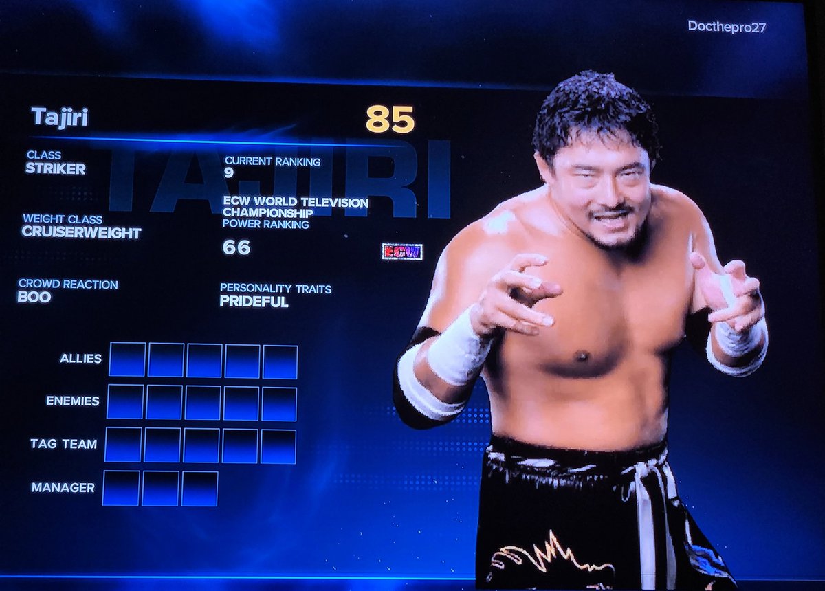 theone19's tweet image. #Real_ECW_ #Ecwpod #ECWRulez #ECWwebsite #WWEgames The Japanese Buzzsaw #YoshihiroTajiri  Other Legend