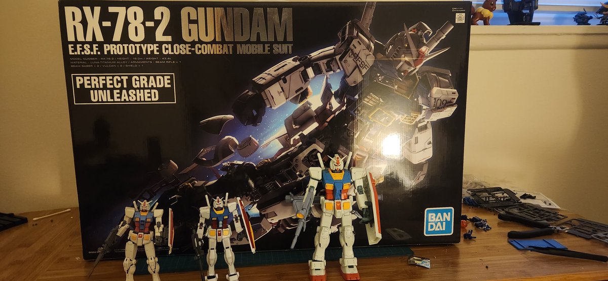IvanC_Rosa's tweet image. Here we are this will be my 50th kit I will be building, the Perfect Grade Unleashed Gundam. #perfectgrade #gundam