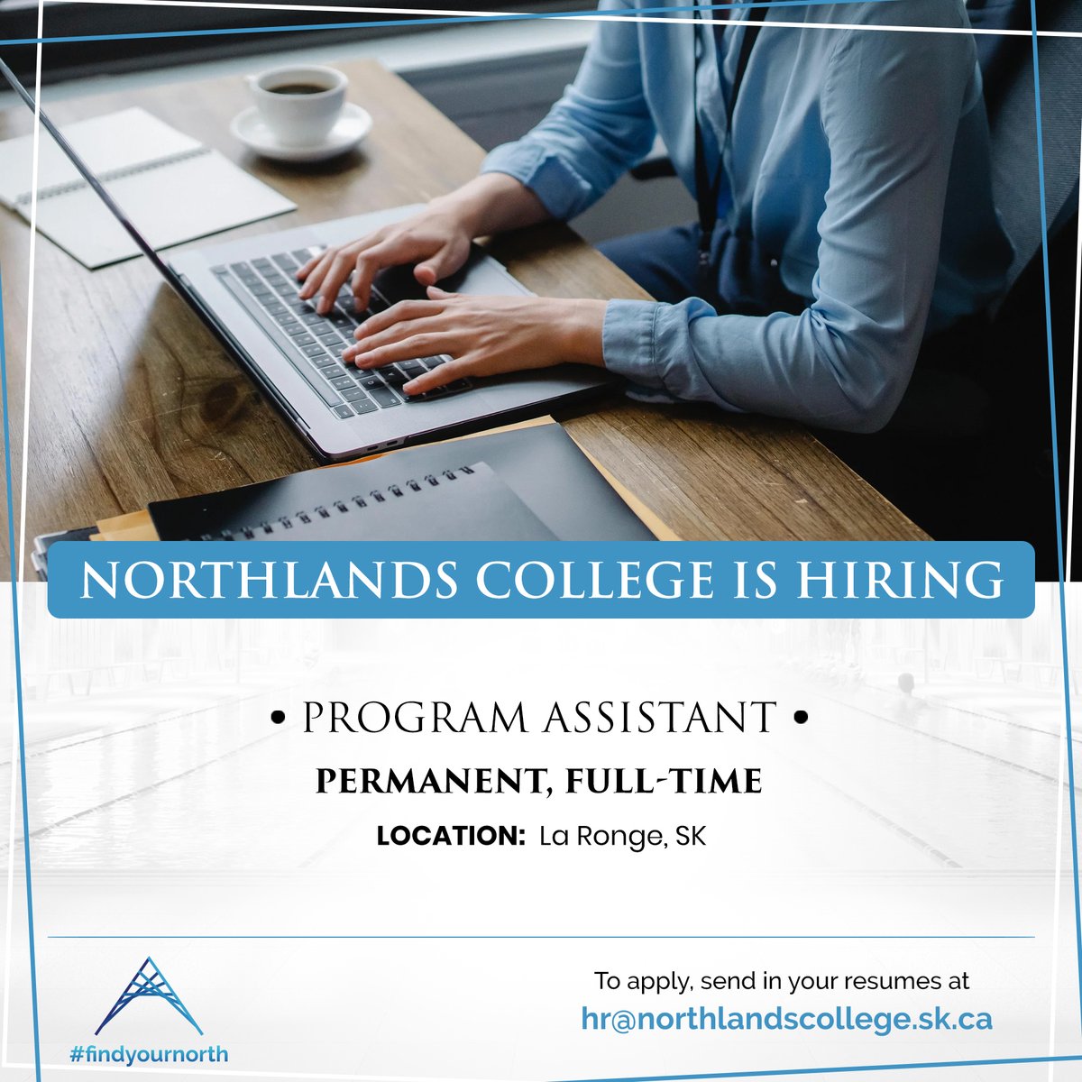 We are looking for a dynamic, self-driven Program Assistant in La Ronge.

If you are interested, please send in your resumes on the given email id or click on the link below to apply on our website
northlandscollege.ca/.../program-as…

#northlandscollege #JobOpportunity #jobadvert