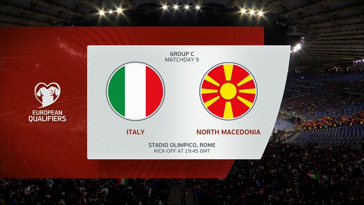 Italia vs North Macedonia Full Match Replay