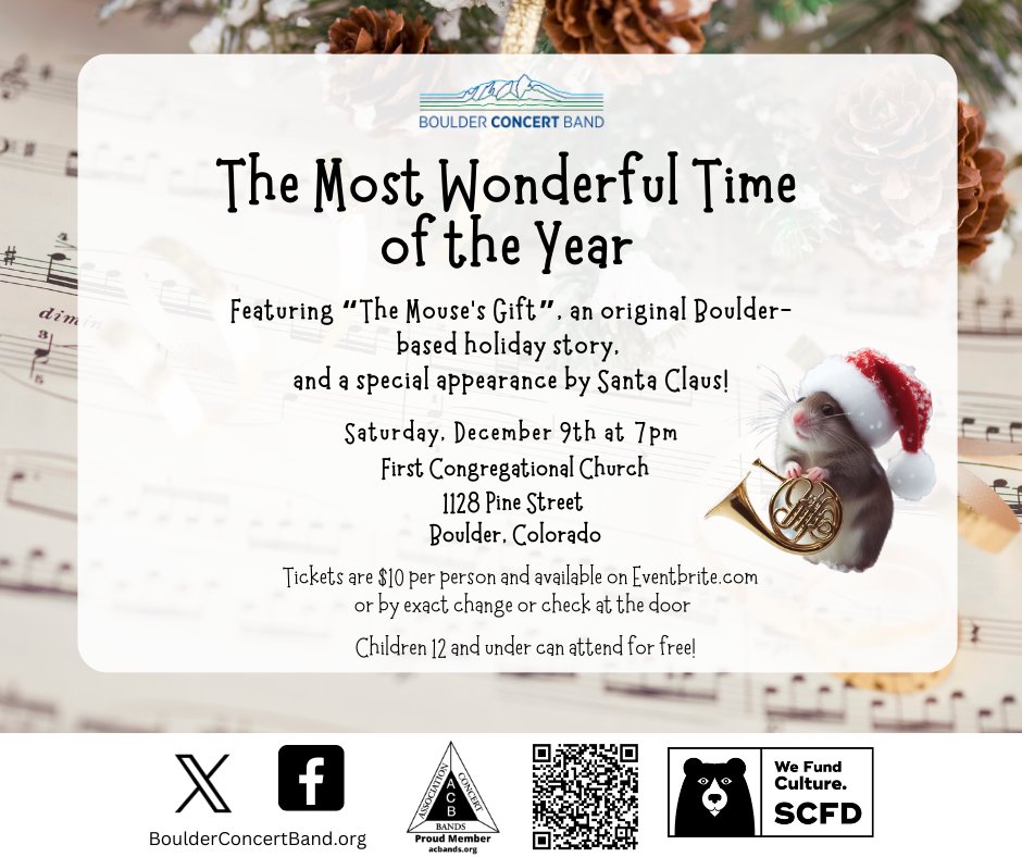 boulder_band's tweet photo. Advanced ticket for our Dec. 9 concert are now available!
https://t.co/MgijB0mrch https://t.co/odqvmS4TzB