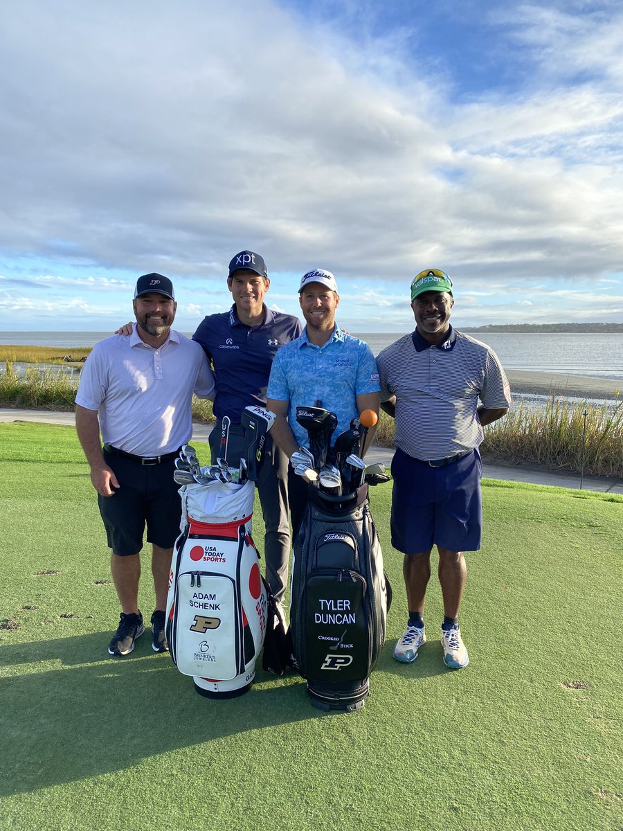 Rob Bradley (@robbradley74) on Twitter photo Great time with <a href="/acschenk1/">Adam Schenk</a> and <a href="/tduncgolf/">Tyler Duncan</a> the last couple days at the <a href="/TheRSMClassic/">The RSM Classic</a> Both of them played really solid today and will be in the mix for the weekend! #BoilerUp Great time with <a href="/acschenk1/">Adam Schenk</a> and <a href="/tduncgolf/">Tyler Duncan</a> the last couple days at the <a href="/TheRSMClassic/">The RSM Classic</a> Both of them played really solid today and will be in the mix for the weekend! #BoilerUp
