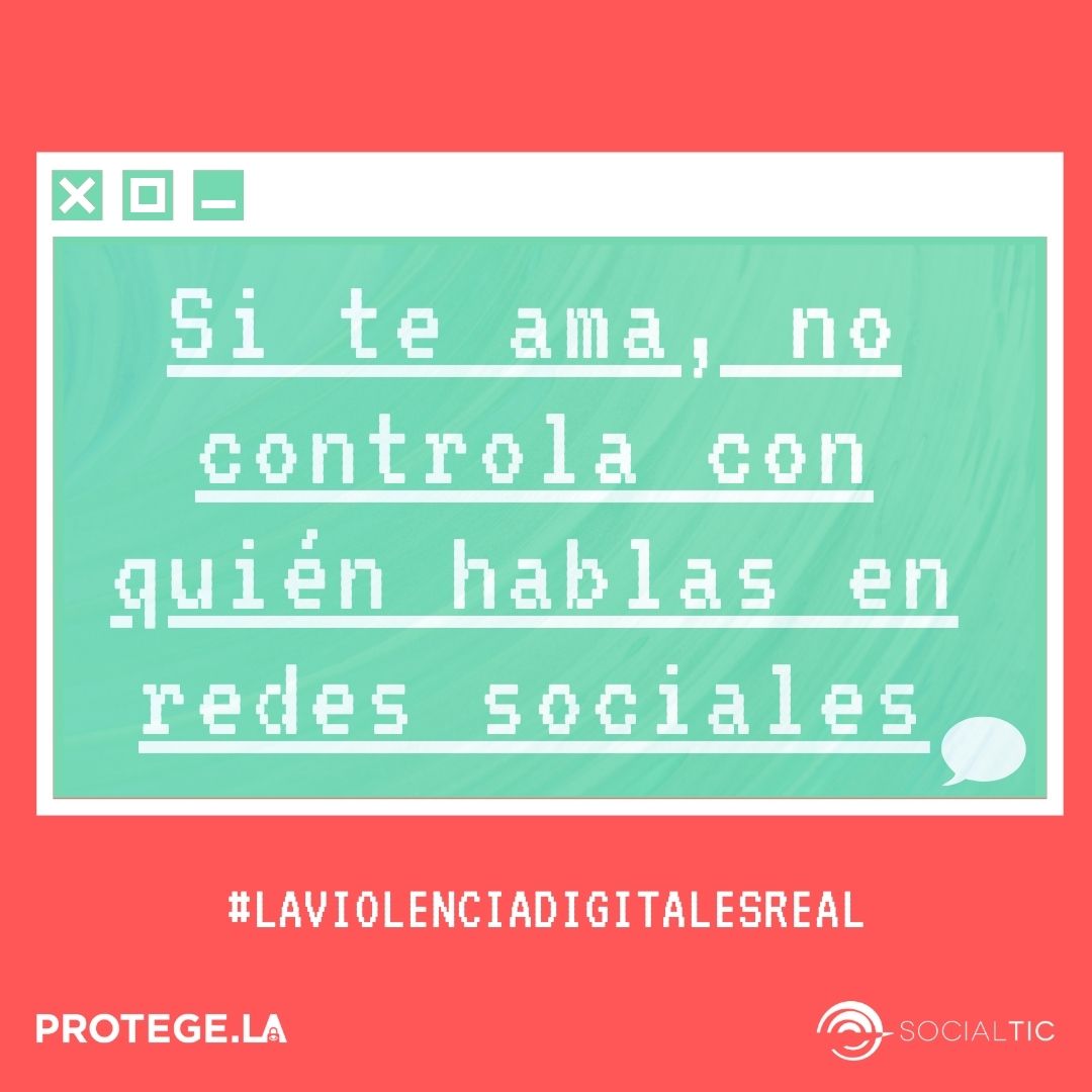 📣Este #25N #DiaContraLaViolenciaDeGénero recordemos que la #ViolenciaDigital no es menos real por ocurrir en Internet 🌐

Si te ama y te respeta, no invade tu privacidad en línea ni en ningún espacio ✊