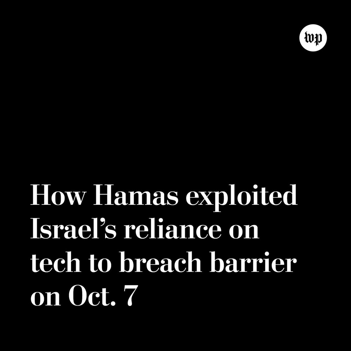 Israel’s military said in December 2021 that a high-tech upgrade to the barrier that surrounded the Gaza Strip would protect nearby Israeli residents from the threat of violent militants. The upgrade cost $1 billion and took three years to complete. wapo.st/3swP1Wi