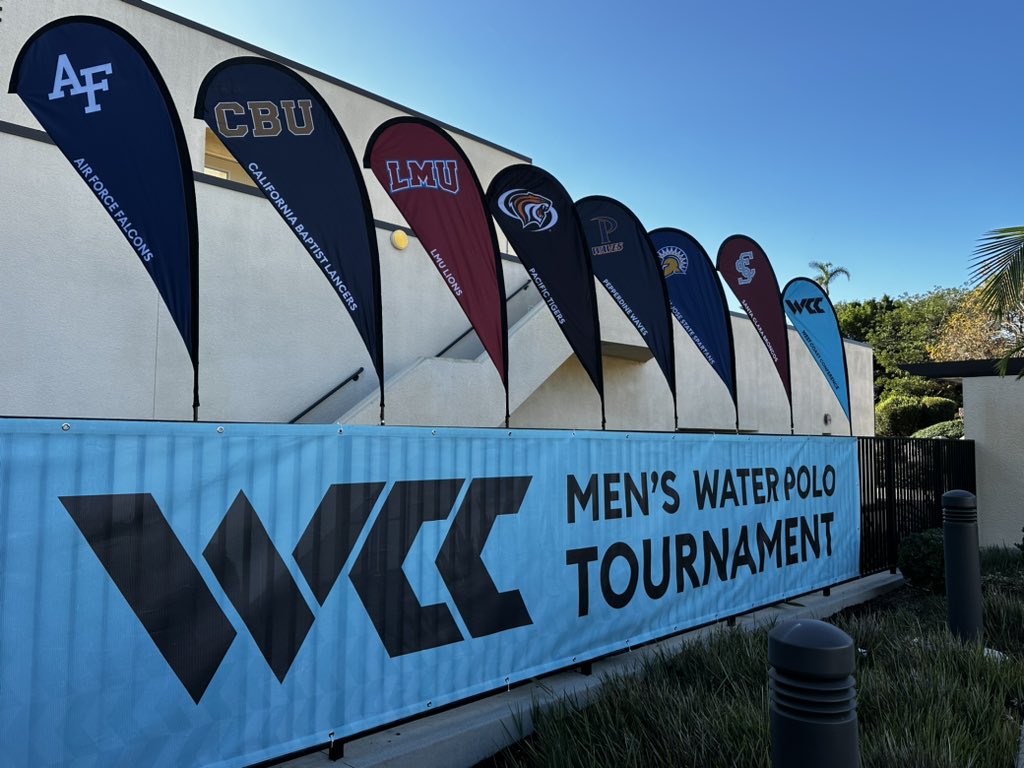 cullingham's tweet photo. We are underway in Malibu for the FIRST EVER @WCCsports Men’s Water Polo Championship 🤽‍♂️! Huge Thanks to @PepperdineWaves for hosting and congrats to referees and participating teams! @lmulionsPolo @cbuWaterPolo @PeppWaterPolo @UOPWaterPoloU @SCUPolo @SJSUAthletics @AF_WaterPolo https://t.co/BRpxB6U0WB
