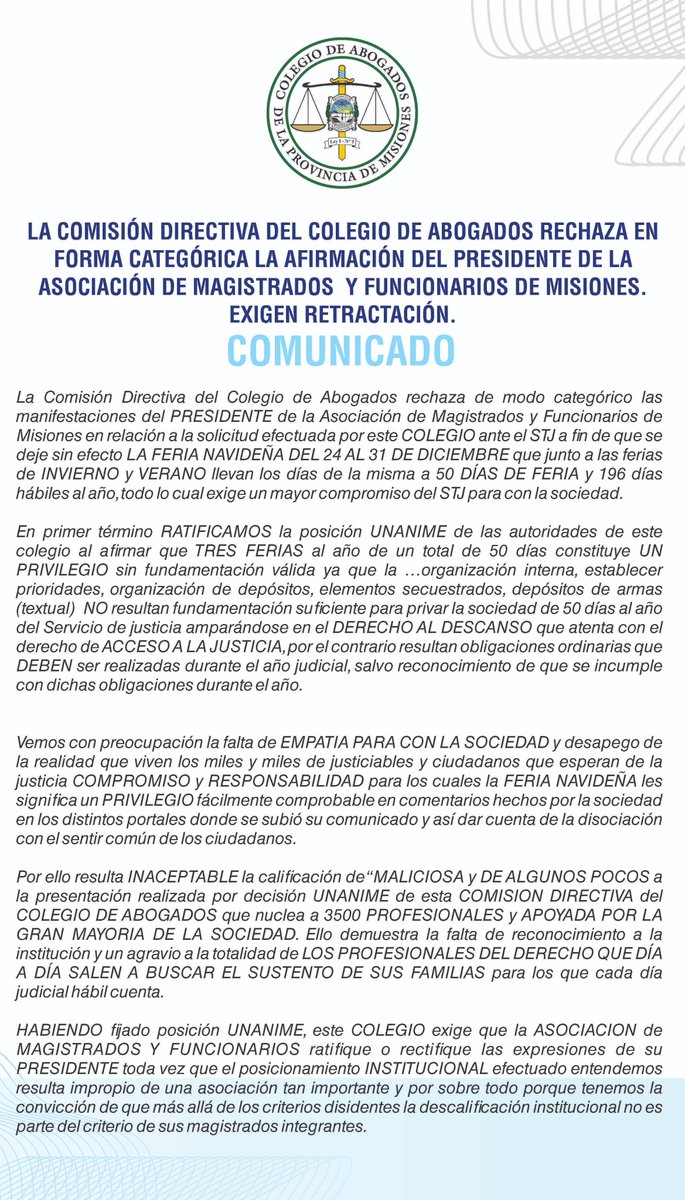 COLEGIO DE ABOGADOS (@cademis_org) on Twitter photo 