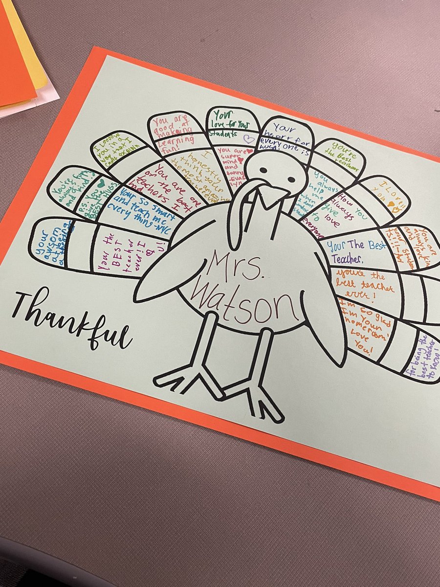 Ss took some time to share what they’re thankful for with their classmates…about their classmates. What I heard were some of the most thoughtful  comments!! Students are always winning in life 💛💙 @LilyanaElem #wearelegends #5thgradefreedom