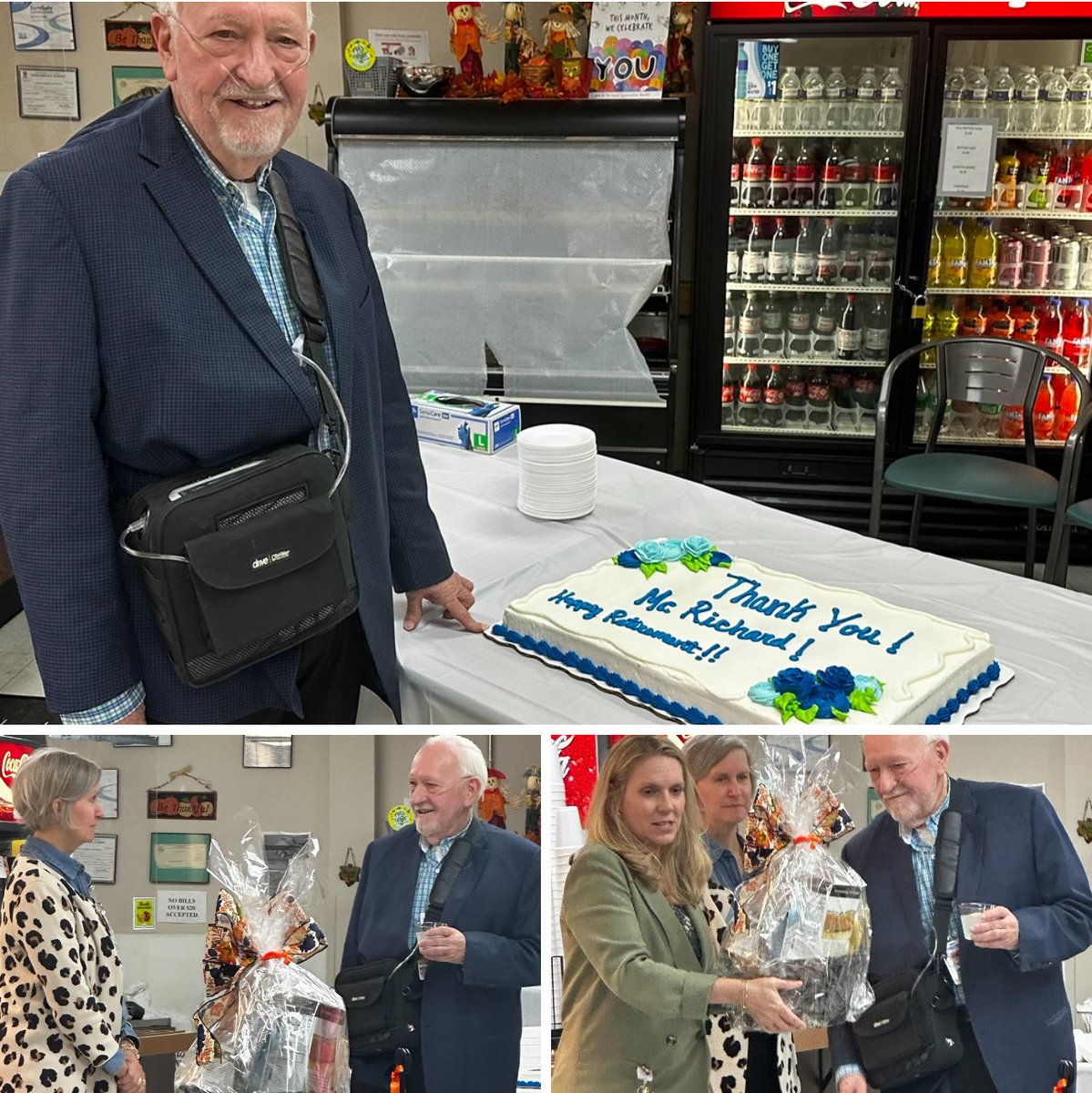 It was a joyous occasion today as we celebrated Mr. Richard Lindsey's retirement from WCRMC. Richard has served as our volunteer president, AP clerk, and Gift Shop treasurer president for over 26 years.    Congratulations on your retirement, Mr. Richard Lindsey!  #enjoyretirement