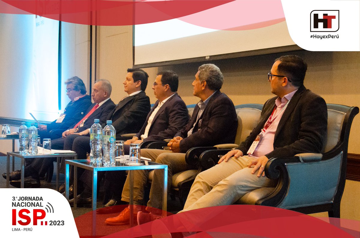 HayexTechnology's tweet image. 𝗠𝗘𝗦𝗔 𝗥𝗘𝗗𝗢𝗡𝗗𝗔 𝗗𝗘 𝗟𝗔 𝟯𝗥𝗔 𝗝𝗢𝗥𝗡𝗔𝗗𝗔 𝗡𝗔𝗖𝗜𝗢𝗡𝗔𝗟 𝗜𝗦𝗣 Contamos con la presencia de diferentes panelistas, hoy nos acompañan #TELEFÓNICA #CEPLAN #TELECOM #ATC #STP #PRESIDENTE #TRASPORTE #COMUNICACIONES y nuestro moderador 𝗔𝘂𝗴𝘂𝘀𝘁𝗼 𝗝𝗮́𝘂𝗿𝗲𝗴𝘂𝗶