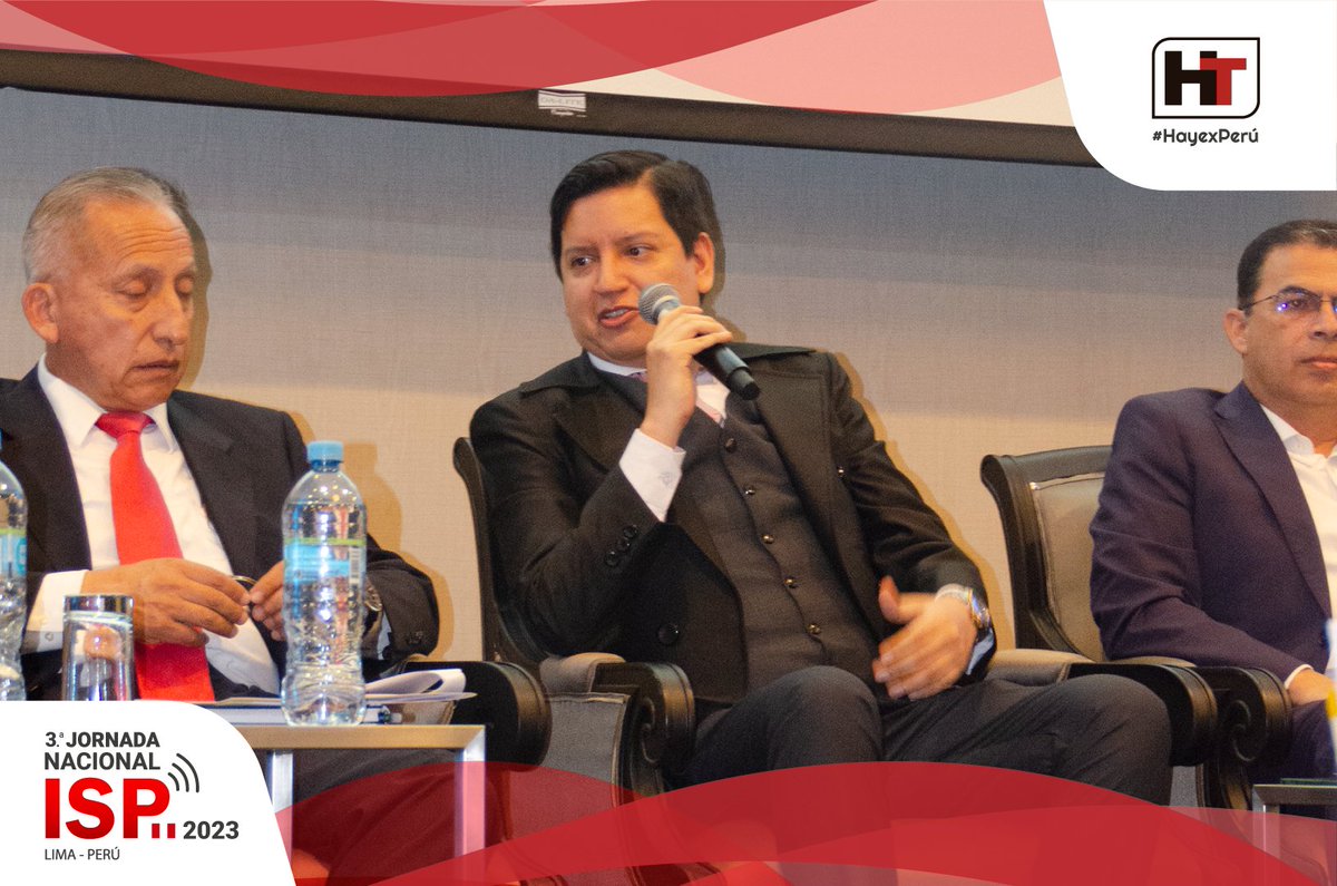 HayexTechnology's tweet image. 𝗠𝗘𝗦𝗔 𝗥𝗘𝗗𝗢𝗡𝗗𝗔 𝗗𝗘 𝗟𝗔 𝟯𝗥𝗔 𝗝𝗢𝗥𝗡𝗔𝗗𝗔 𝗡𝗔𝗖𝗜𝗢𝗡𝗔𝗟 𝗜𝗦𝗣 Contamos con la presencia de diferentes panelistas, hoy nos acompañan #TELEFÓNICA #CEPLAN #TELECOM #ATC #STP #PRESIDENTE #TRASPORTE #COMUNICACIONES y nuestro moderador 𝗔𝘂𝗴𝘂𝘀𝘁𝗼 𝗝𝗮́𝘂𝗿𝗲𝗴𝘂𝗶