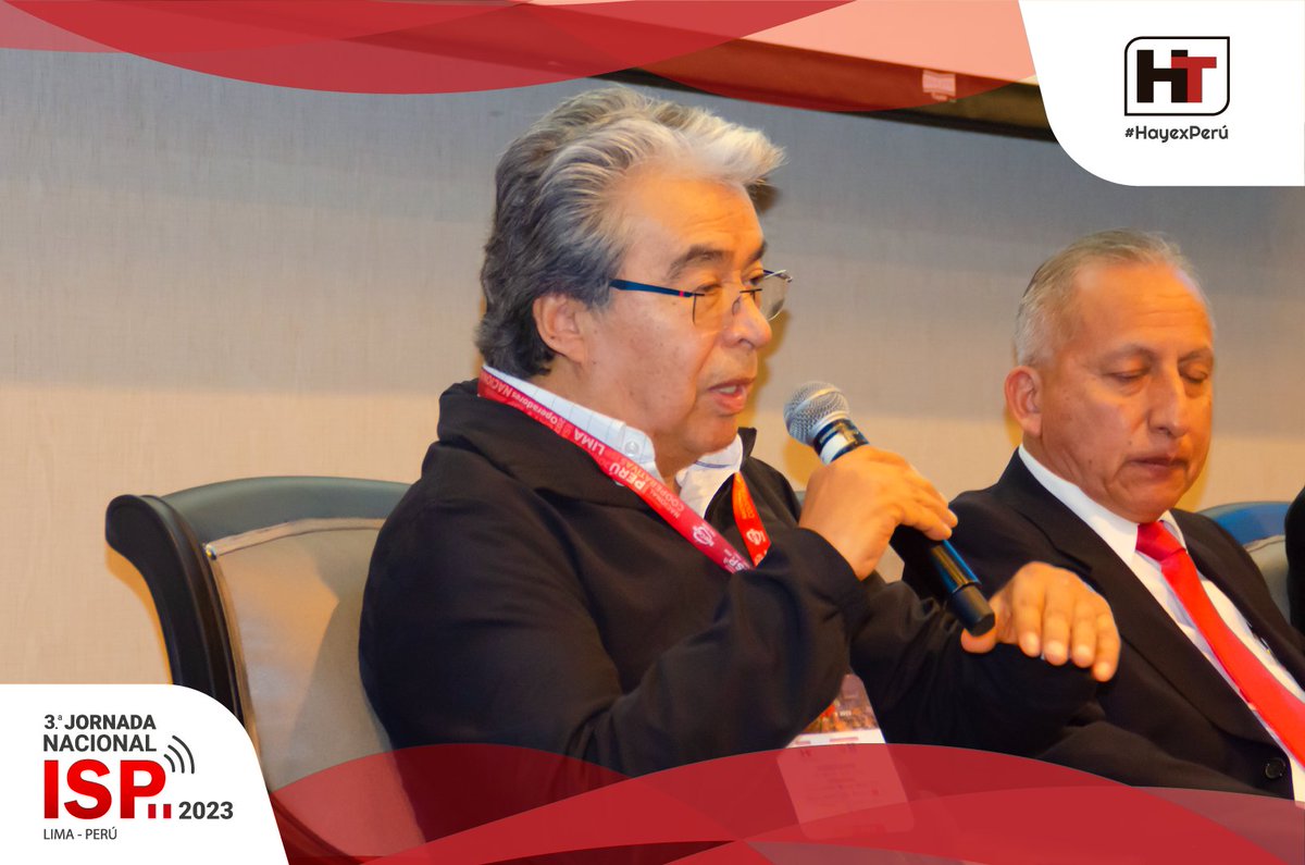 HayexTechnology's tweet image. 𝗠𝗘𝗦𝗔 𝗥𝗘𝗗𝗢𝗡𝗗𝗔 𝗗𝗘 𝗟𝗔 𝟯𝗥𝗔 𝗝𝗢𝗥𝗡𝗔𝗗𝗔 𝗡𝗔𝗖𝗜𝗢𝗡𝗔𝗟 𝗜𝗦𝗣 Contamos con la presencia de diferentes panelistas, hoy nos acompañan #TELEFÓNICA #CEPLAN #TELECOM #ATC #STP #PRESIDENTE #TRASPORTE #COMUNICACIONES y nuestro moderador 𝗔𝘂𝗴𝘂𝘀𝘁𝗼 𝗝𝗮́𝘂𝗿𝗲𝗴𝘂𝗶