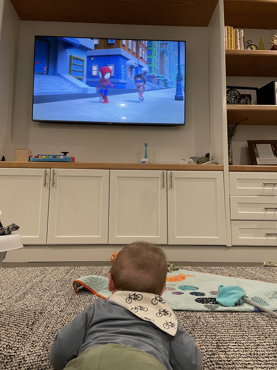 First kid: no screen time until she turned 2
Second kid: