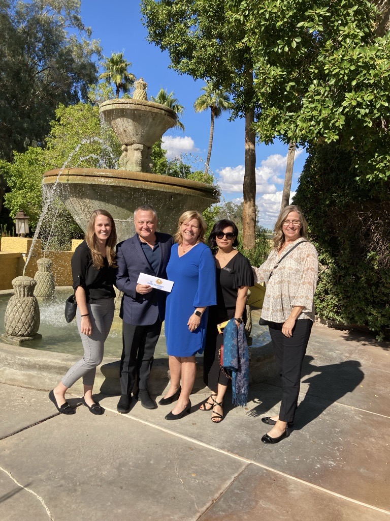 ThinkPIXA's tweet photo. Marie represented Team Pixa at the Association of Fundraising Professional's #NationalPhilanthropyDay  Luncheon. It was inspiring to hear from award winners who are #MakingAnImpact in the  #PhoenixCommunity. Thank you to The Phoenix Philanthropy Group for inviting us to join you! https://t.co/51IOTnfFMw