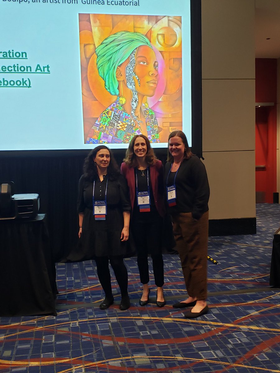 Today we presented our curriculum auditing work. What a great opportunity to share our work with other language educators. #ACTFL23 <a href="/BrooksMSWL/">Cathy Brooks</a> @ClarkePrincipal <a href="/lexingtonsuper/">Dr. Julie Hackett</a> @amoranLHS