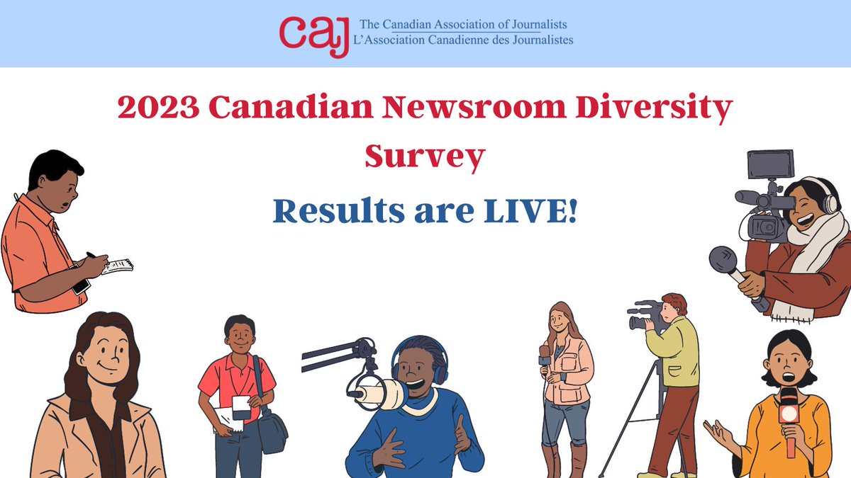 The day is here! The results for our third annual Newsroom Diversity Survey are LIVE 🎉 ! Make sure you check out the interactive site and diversity survey report here: bit.ly/3MQqJxo