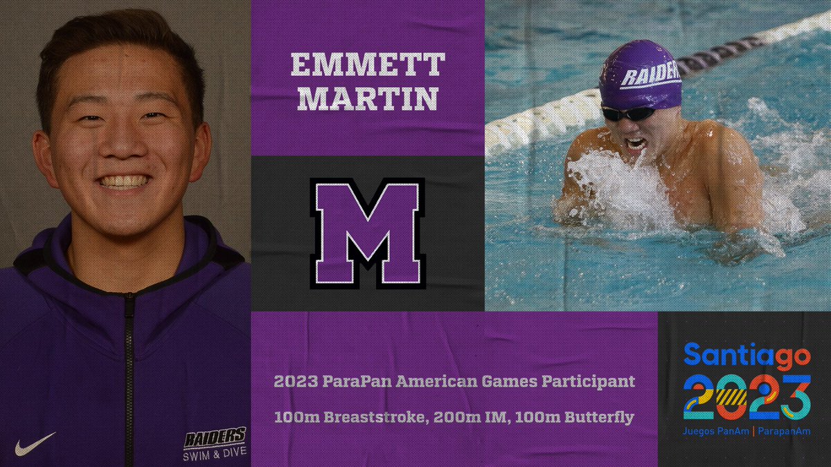 Men's Swimming: Emmett Martin to Compete for Team USA at Parapan American Games athletics.mountunion.edu/news/2023/11/1… #GoMountGo