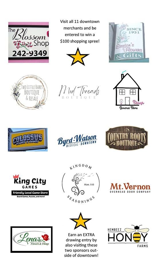 EnjoyMtVernon's tweet photo. Kick off your holiday shopping THIS SUNDAY, Nov. 19 from noon to 4 pm in downtown Mt Vernon! 🫶🎄👇

Downtown Mt. Vernon Development, Lena's Flowers &amp; Things, Country Roots Boutique &amp; Sissys General Store, will open their doors to host a special Sunday shopping experience! 🙌🛍️ https://t.co/NdZYjbGFM9