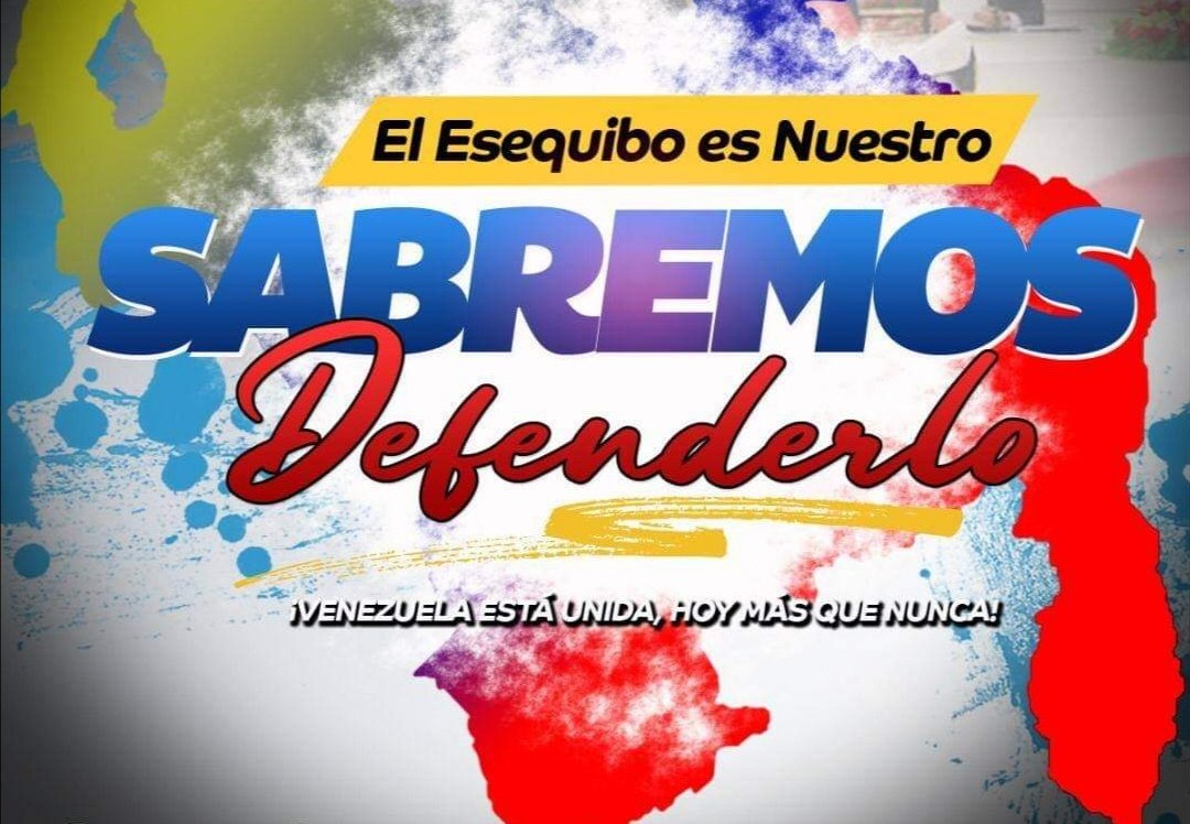 Unidos Vamos pa'' lante defenderemos cada espacio cada territorio de nuestra hermosa patria Venezuela todos y todas demostraremos que juntos seremos victoriosos este 3 de diciembre 5 veces Si al Referéndum Consultivo #VenezuelaTodaPorElEsequibo #PorLaPatriaCincoVecesSí