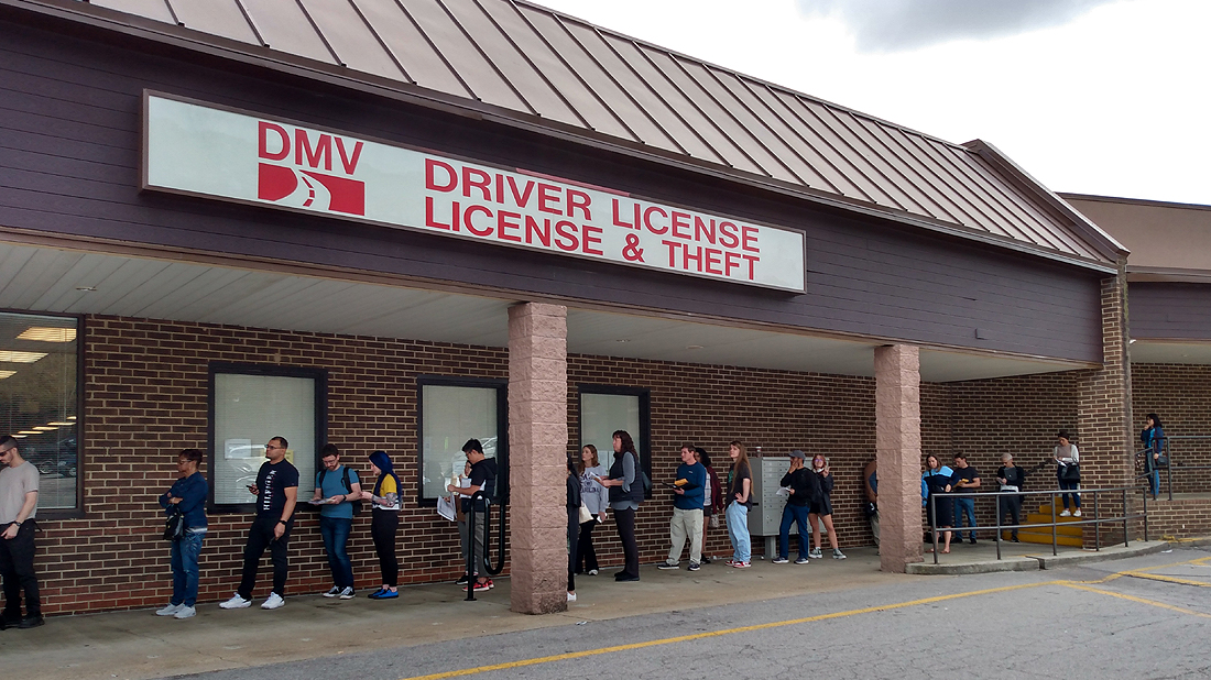 The line today at an NC DMV Office in Raleigh #ncdmv 
#ncfubar