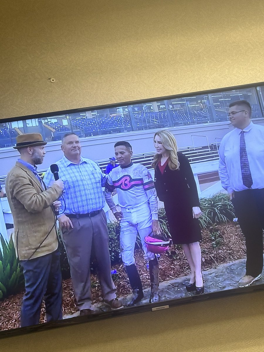 Director_Roxy's tweet photo. Kudos to @LouisianaDowns top trainer @SWRacingStables, @ConnorWill2, top jockey Jose Guerrero and the @StarGuitarLA family taking home the Donald L Ferguson Memorial Stakes @fairgroundsnola! Great job team and can’t wait to see what’s next for Clearly a Test. 🏇🏽☺️ #ClearlyNow https://t.co/oQ89jZG9Oz